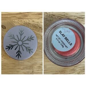 Kylie Jenner Cosmetics Shimmer Eye Glaze SLAY BELLS Eye Shadow Metallic Red